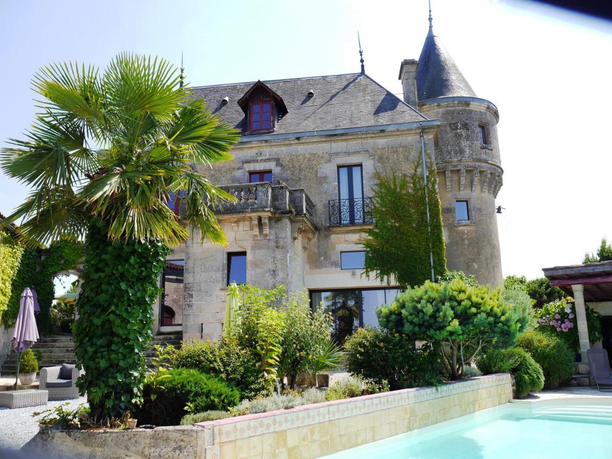 Bourg-sur-Gironde Chateau De La Grave Bed & Breakfast エクステリア 写真